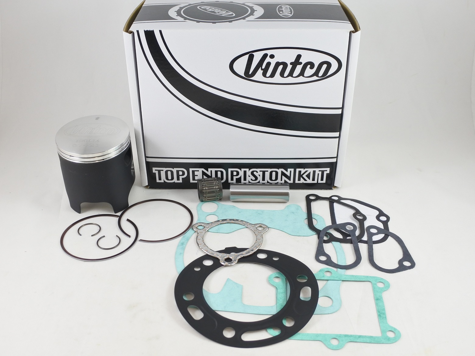 TOP END PISTON KIT 89-91 HONDA CR 250 68mm 1.6mm OVER VINTCO KTH34-1.6 thumbnail 2