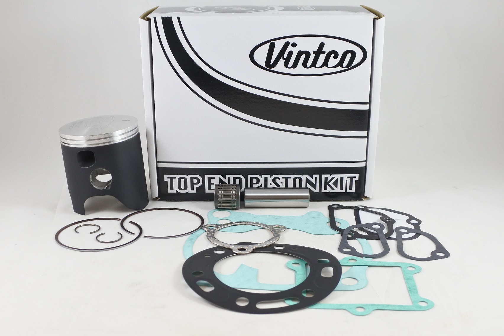 TOP END PISTON KIT 89-91 HONDA CR 250 68.5MM 2.1MM OVER VINTCO KTH34-2.1 image 1