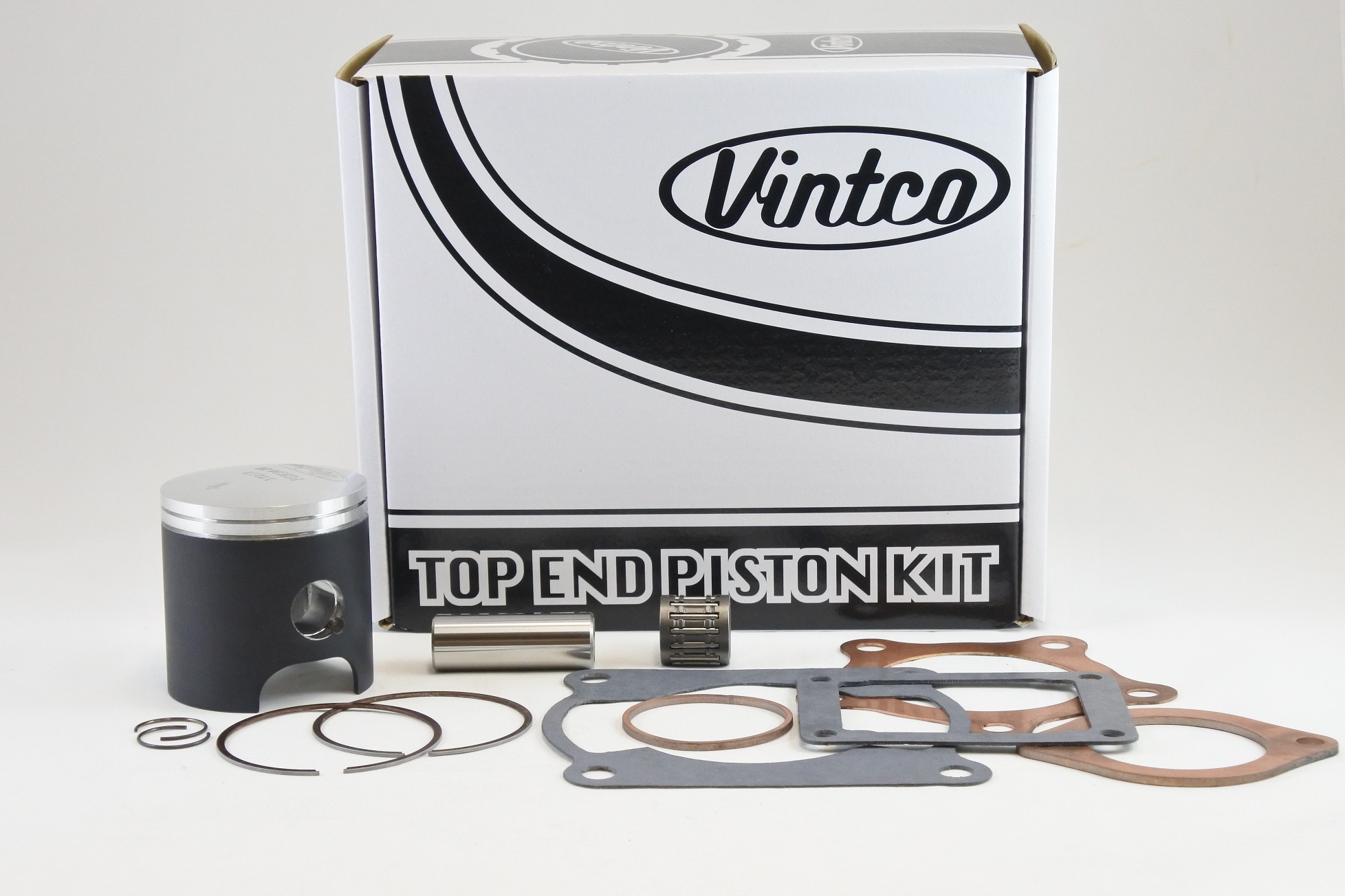 TOP END PISTON KIT 78-79 KAWASAKI KX 125 56.0mm STANDARD VINTCO KTK04-00 image 1