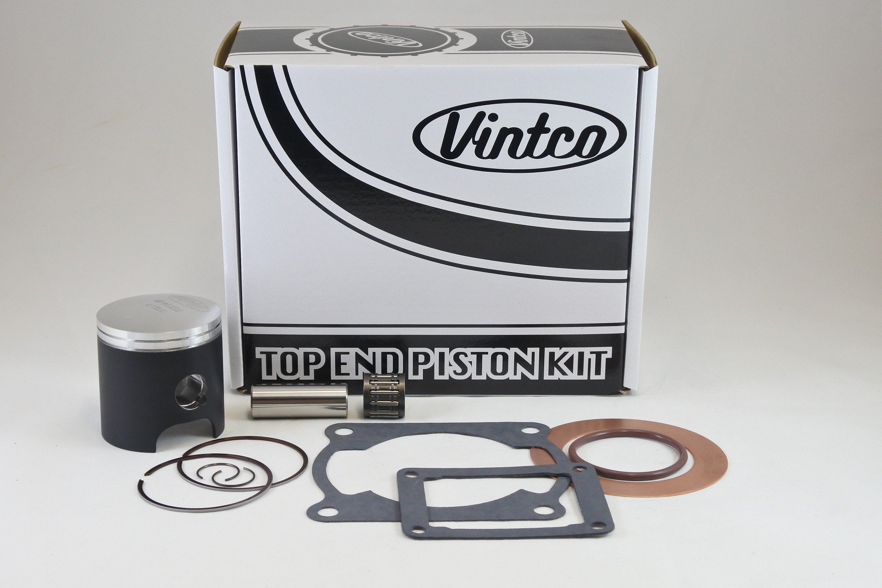 TOP END PISTON KIT 80-80 KAWASAKI KX 125 56.0MM STANDARD VINTCO KTK05-00 image 1