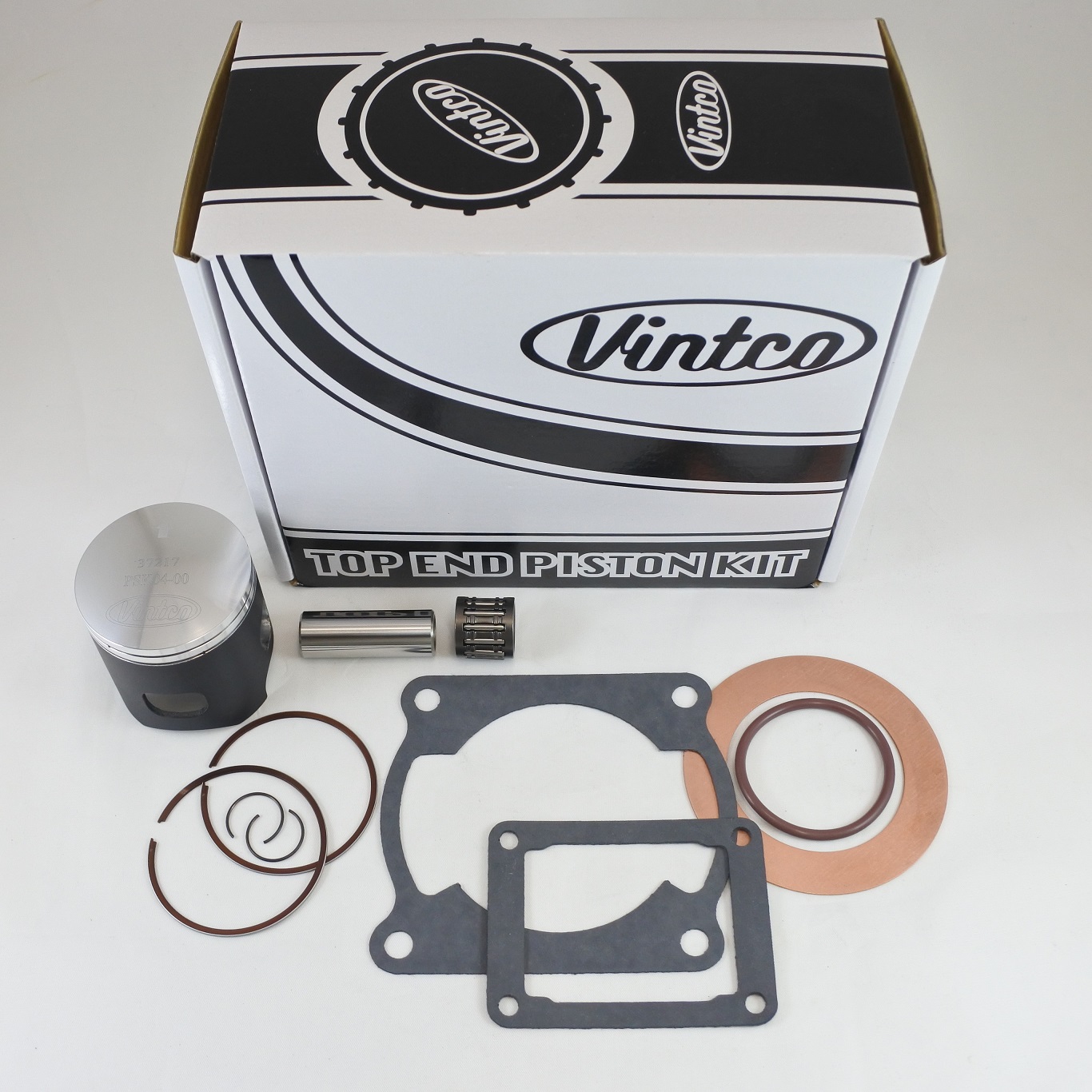 TOP END PISTON KIT 80-80 KAWASAKI KX 125 56.0MM STANDARD VINTCO KTK05-00 thumbnail 2