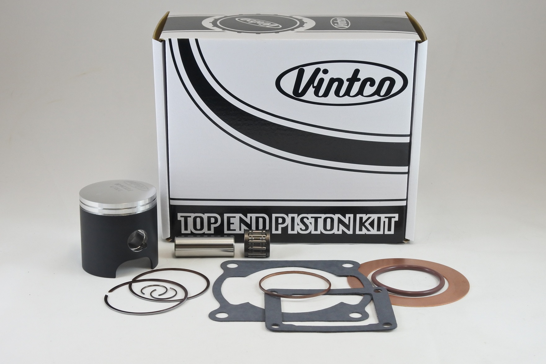 TOP END PISTON KIT 81-81 KAWASAKI KX 125 56.0mm STANDARD VINTCO KTK06-00 image 1