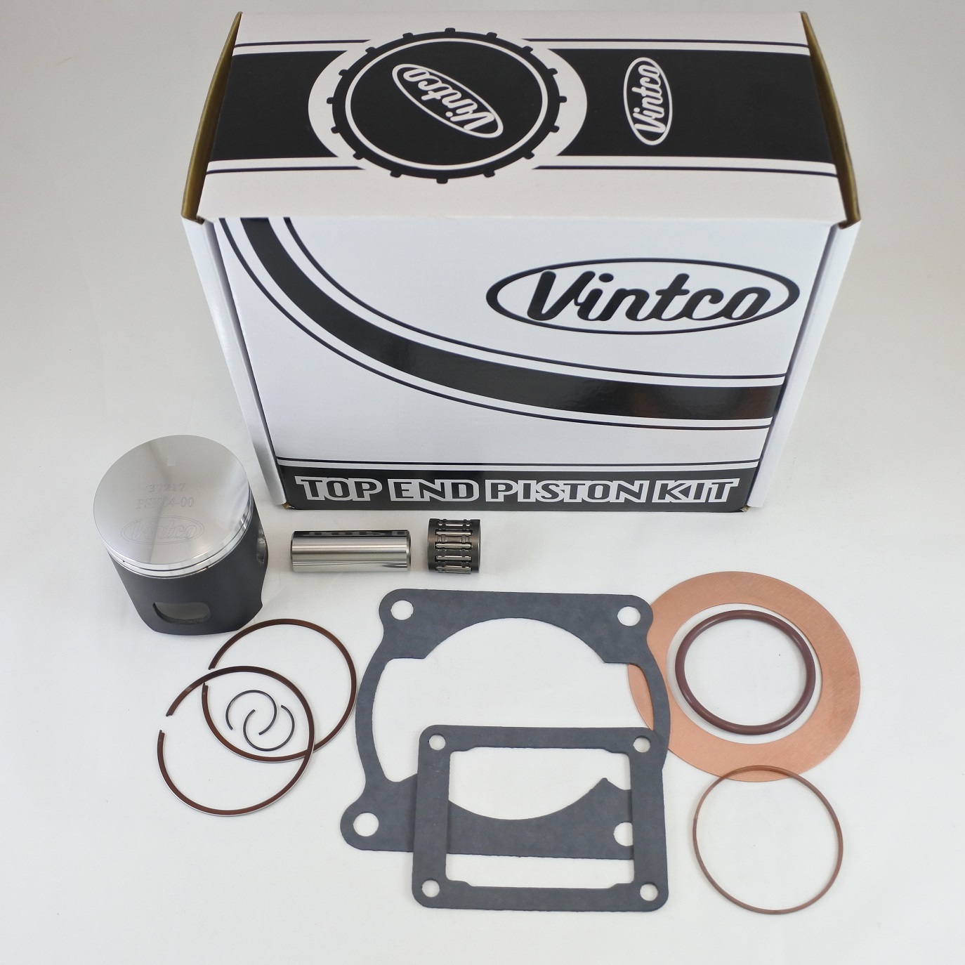 TOP END PISTON KIT 81-81 KAWASAKI KX 125 56.0mm STANDARD VINTCO KTK06-00 thumbnail 2