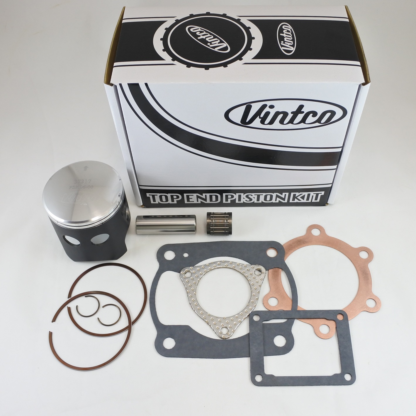 TOP END PISTON KIT 78-79 KAWASAKI KX 250 70.0mm STANDARD VINTCO KTK07-00 thumbnail 2