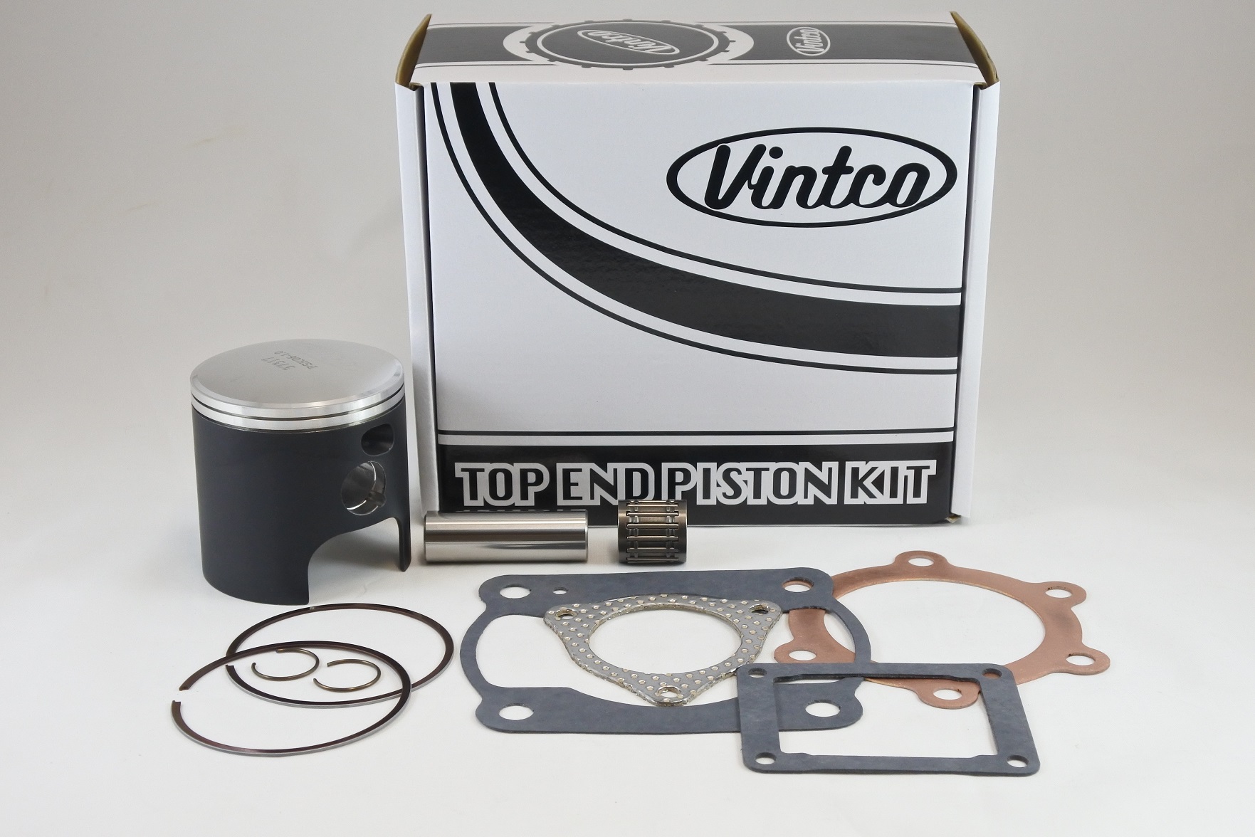 TOP END PISTON KIT 78-79 KAWASAKI KX 250 71.0mm 1.0mm OVER VINTCO KTK07-1.0 image 1