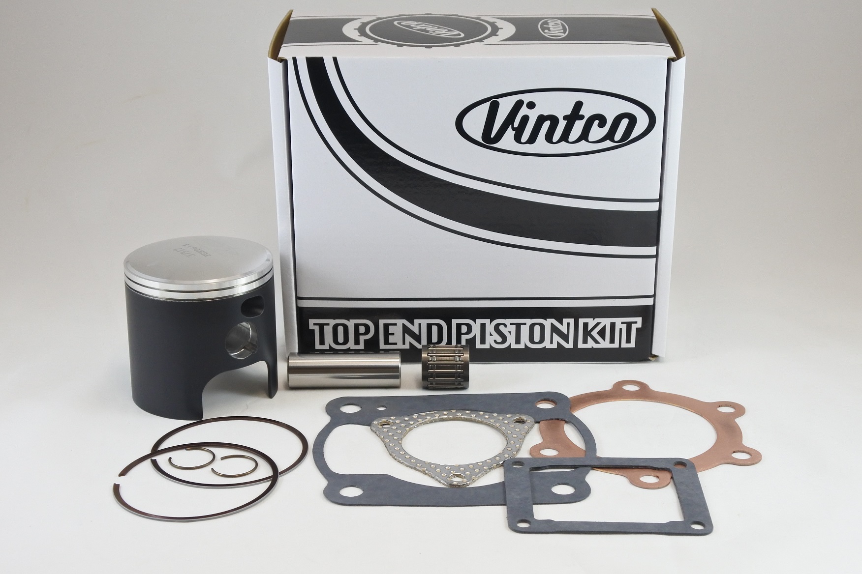 TOP END PISTON KIT 78-79 KAWASAKI KX 250 71.5mm +1.5mm OVER VINTCO KTK07-1.5 image 1
