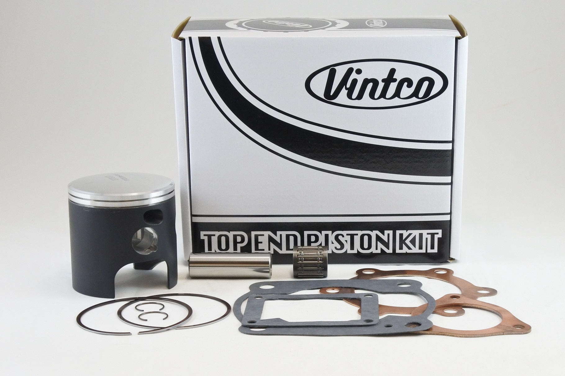 TOP END PISTON KIT 80-81 KAWASAKI KX 250 70.5mm 0.5mm OVER VINTCO KTK08-0.5 image 1