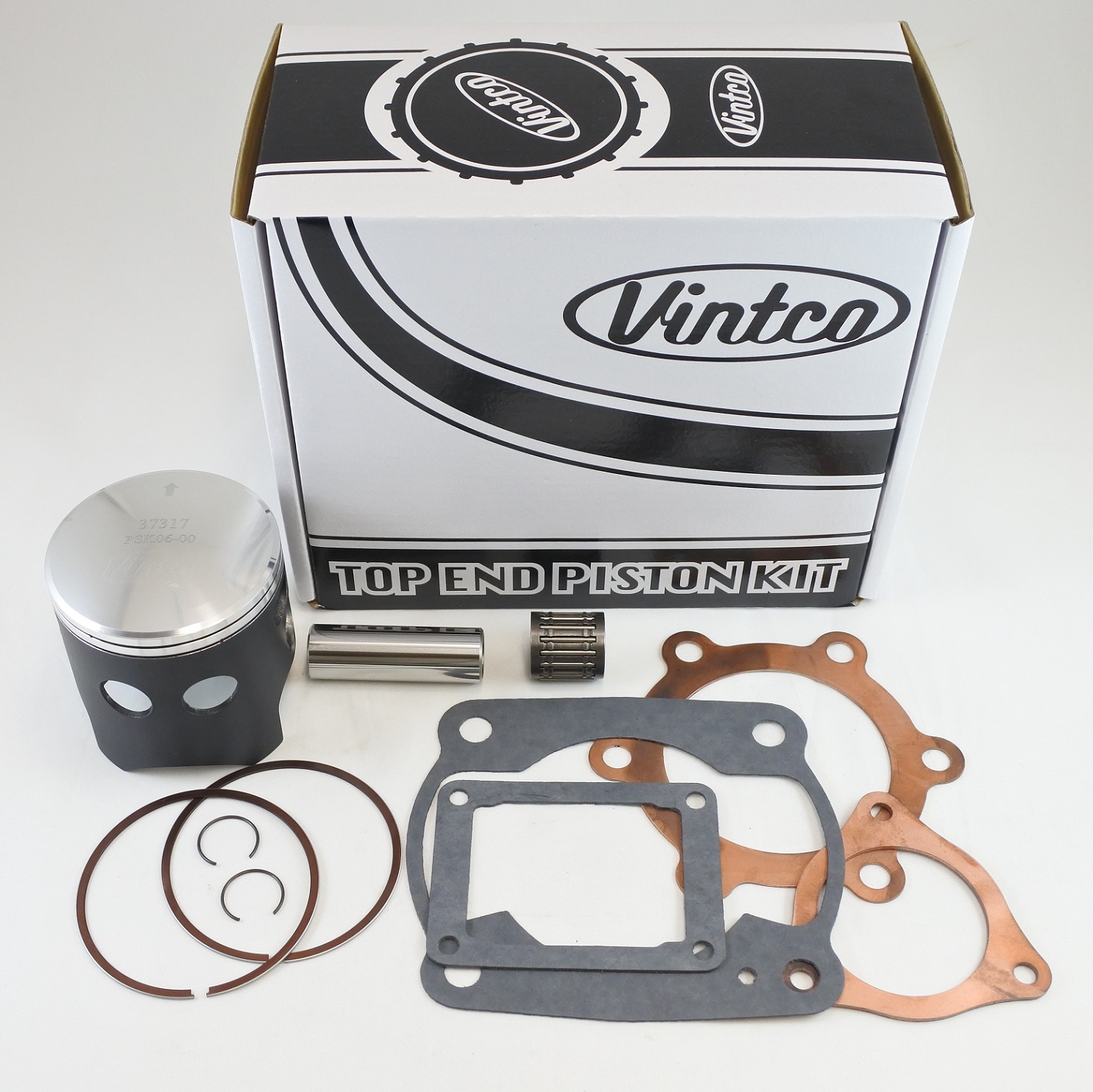TOP END PISTON KIT 80-81 KAWASAKI KX 250 70.0mm STANDARD VINTCO KTK08-00 thumbnail 2