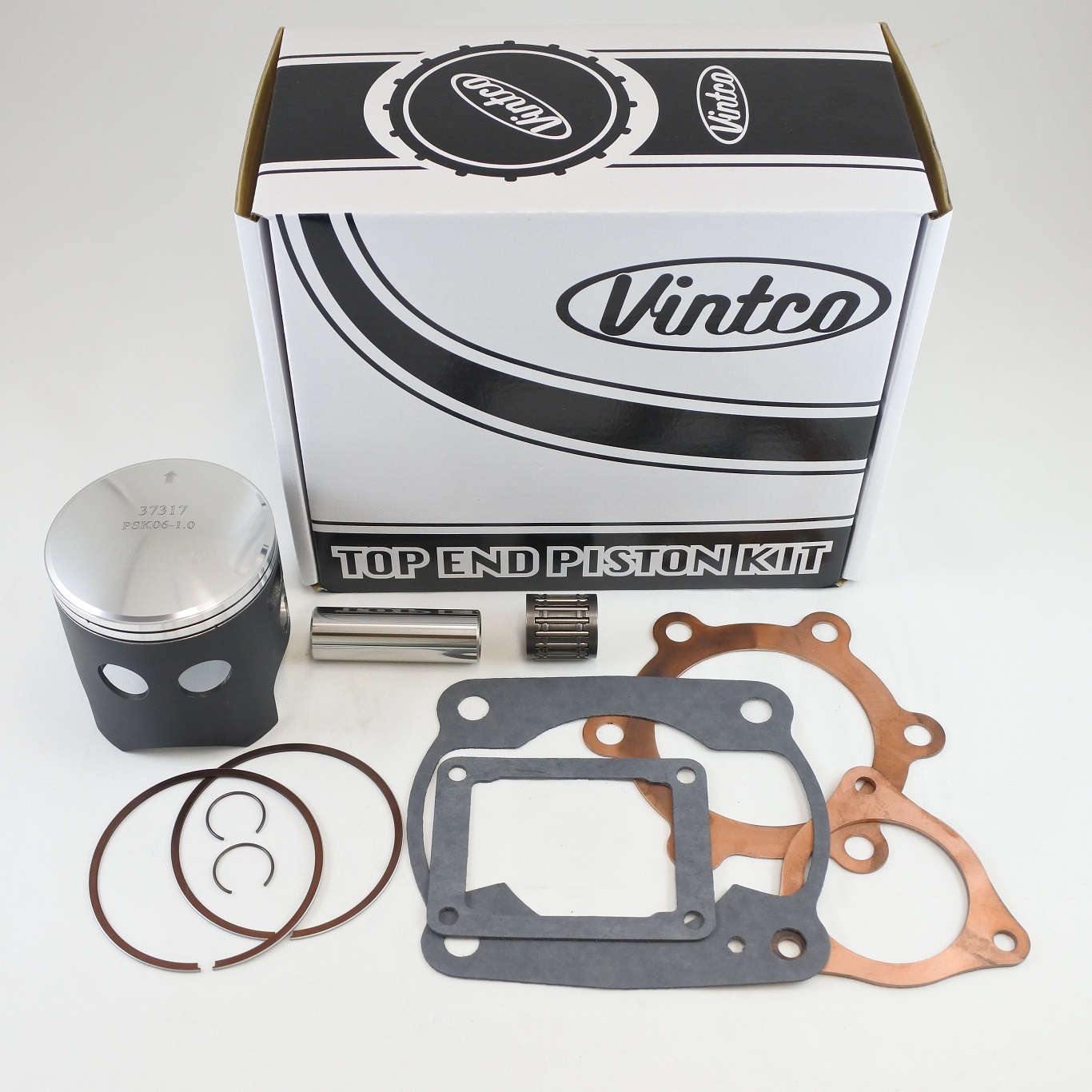 TOP END PISTON KIT 80-81 KAWASAKI KX 250 71.0mm 1.0mm OVER VINTCO KTK08-1.0 thumbnail 2