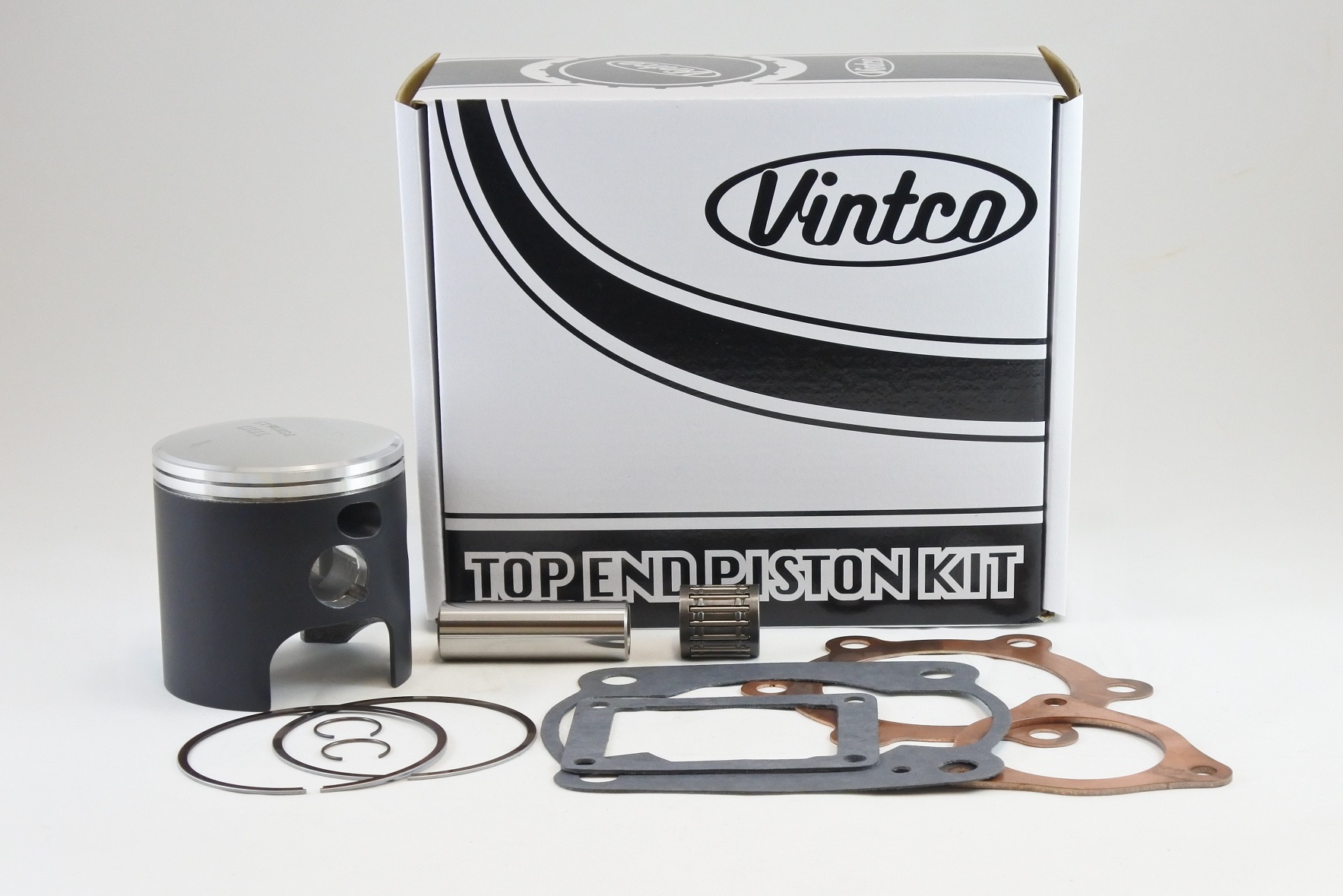 TOP END PISTON KIT 80-81 KAWASAKI KX 250 71.5mm 1.5mm OVER VINTCO KTK08-1.5 image 1