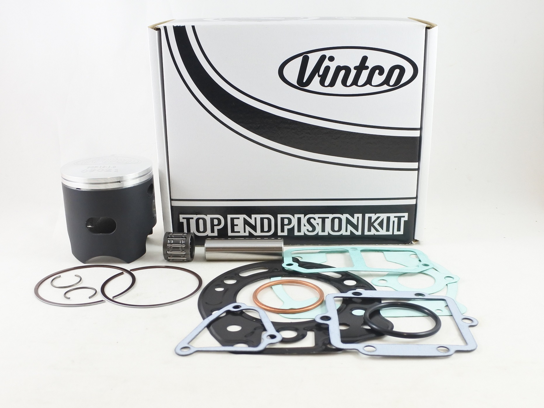 TOP END PISTON KIT 89-94 KAWASAKI KDX 200 67.0mm VINTCO KTK13-1.0 thumbnail 2