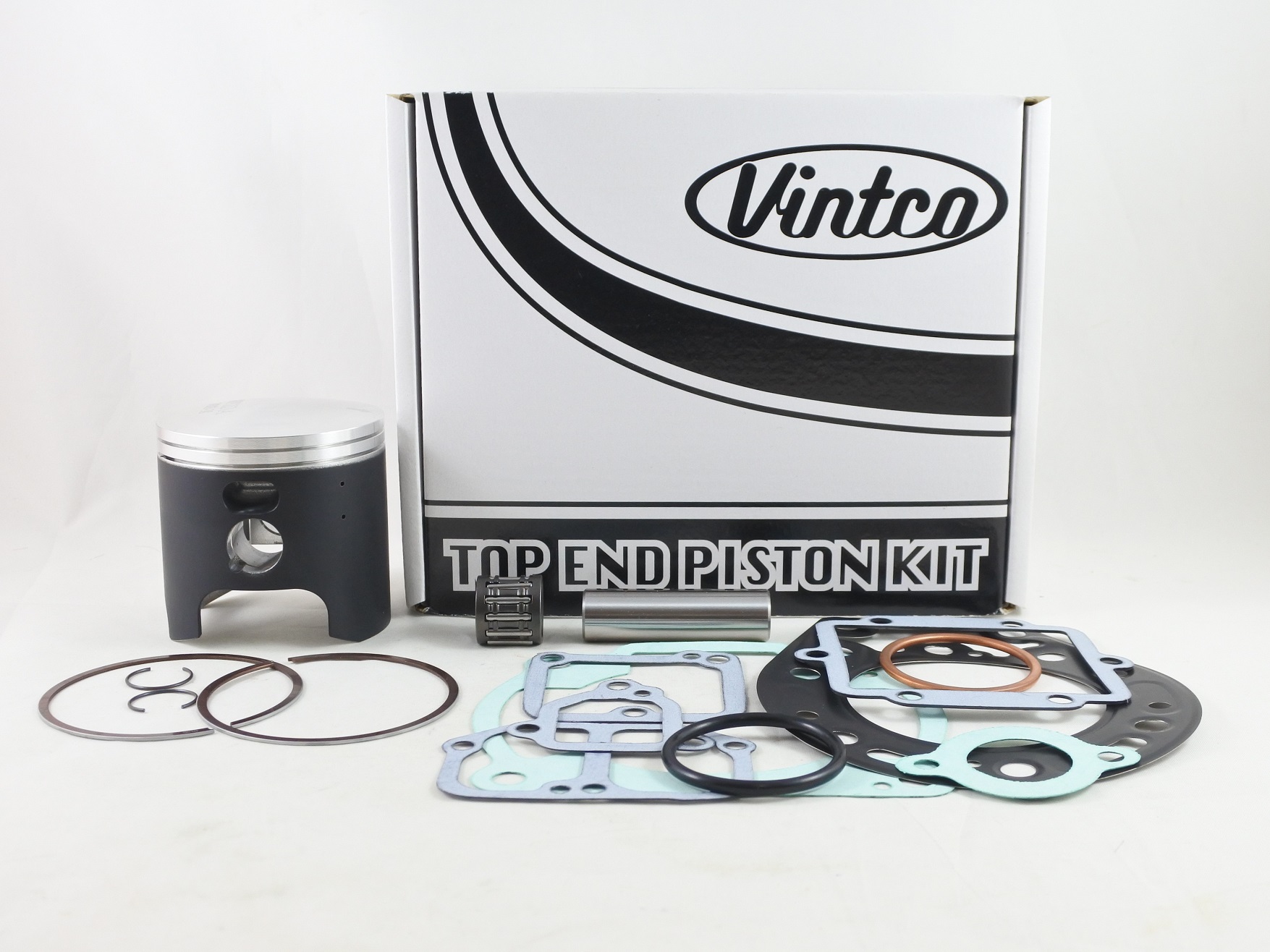 TOP END PISTON KIT 97-05 KAWASAKI KDX 220 69mm STANDARD VINTCO KTK15-00 image 1