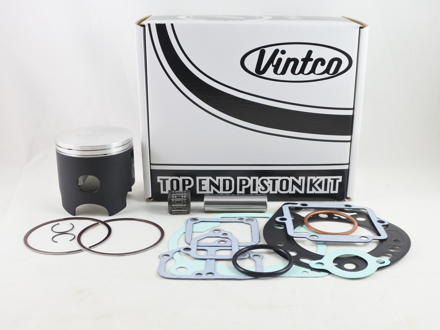 TOP END PISTON KIT 97-05 KAWASAKI KDX 220 69mm STANDARD VINTCO KTK15-00 thumbnail 2
