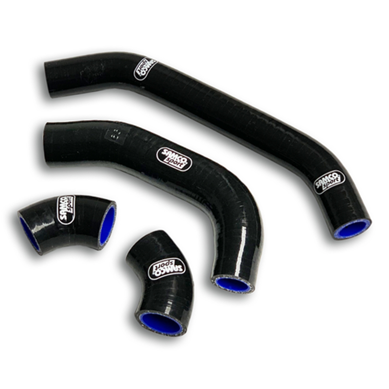 COOLANT HOSE 3 PIECE KIT BLACK 23-25 KTM HUSQ GAS 125 OEM DESIGN SAMCO KTM-131-BK image 1