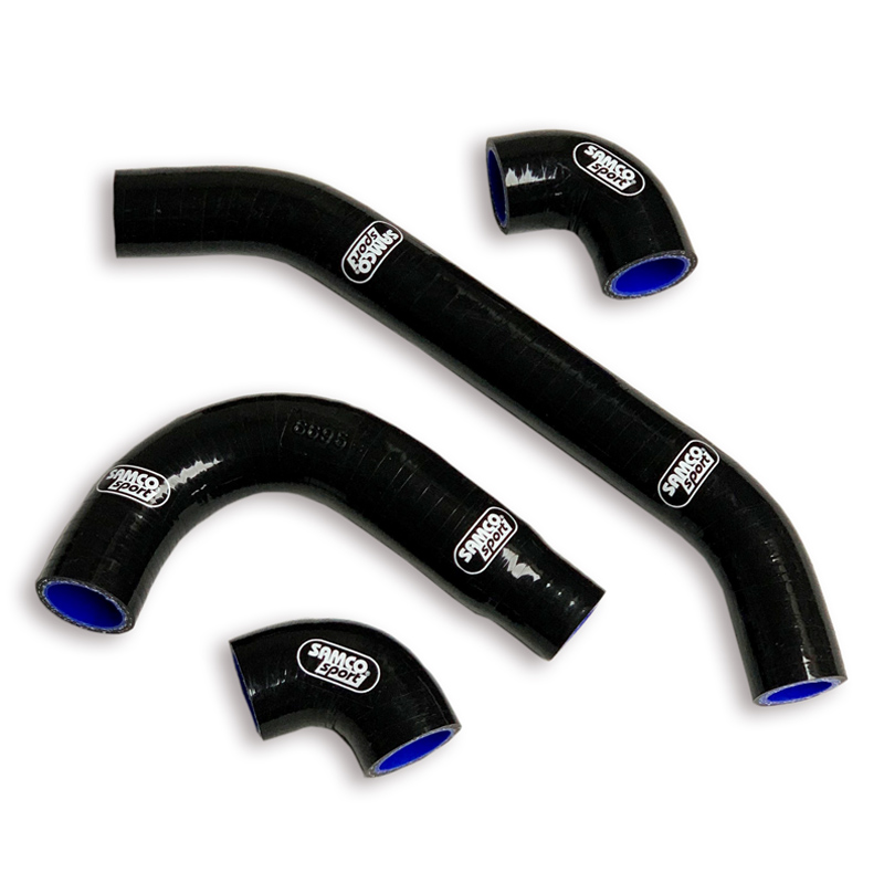 COOLANT HOSE 4 PIECE KIT BLACK 23-25 GAS HUSQ KTM 250 300 OEM DESIGN SAMCO KTM-132-BK image 1