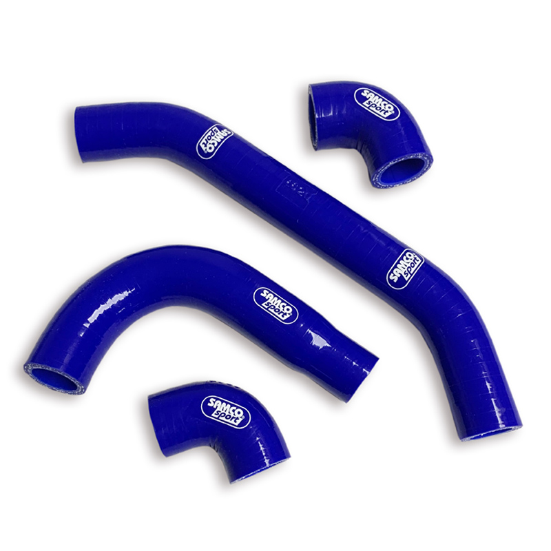 COOLANT HOSE 4 PIECE KIT BLUE 23-25 KTM HUSQ GAS 250 300 OEM DESIGN SAMCO KTM-132-BU image 1