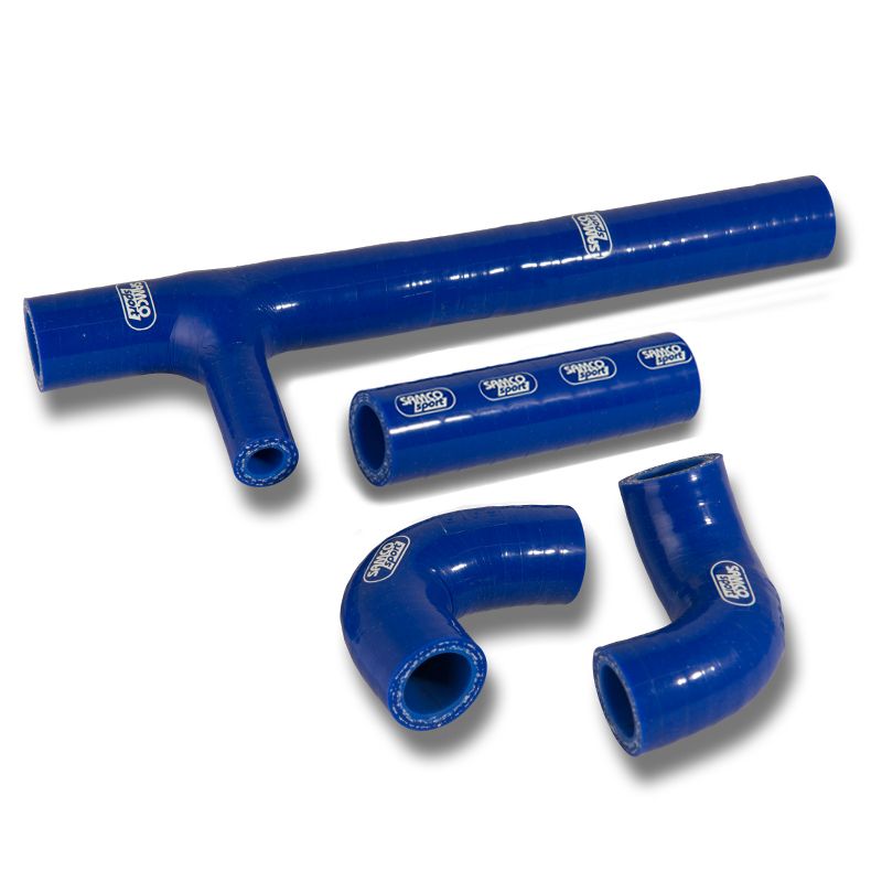 COOLANT HOSE 4 PIECE KIT BLUE 17 KTM HUSQVARNA 250 300 SAMCO SPORT KTM-93-BU image 1