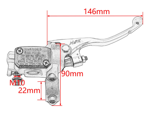 FRONT BRAKE CALIPER HOSE MASTER CYLINDER 09-19 KTM 125 250 350 450 thumbnail 8