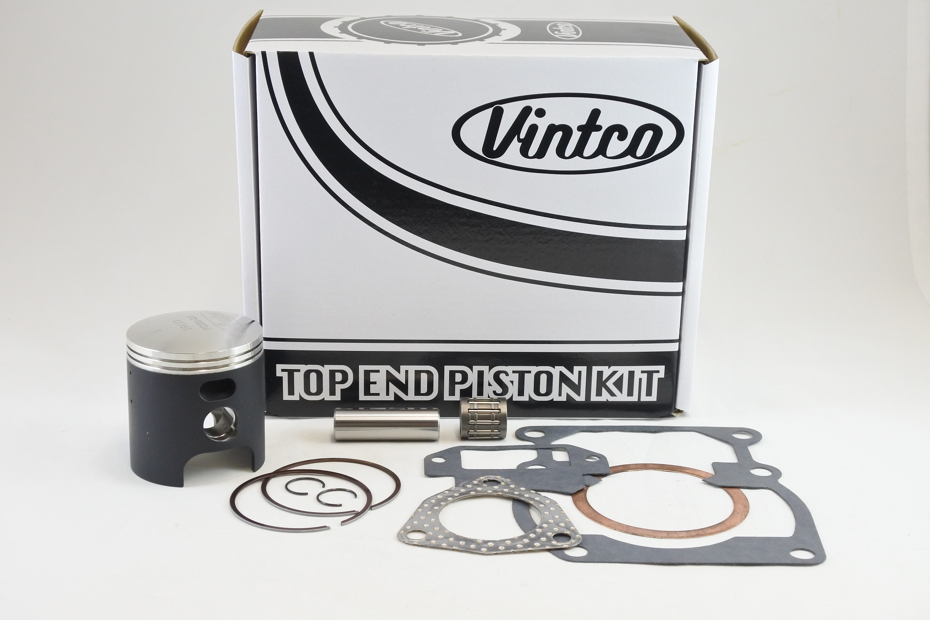 TOP END PISTON KIT 77-78 SUZUKI RM 125 54.5mm VINTCO KTS01-0.5 image 1