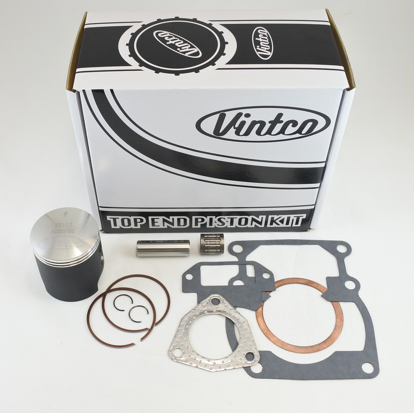 TOP END PISTON KIT 77-78 SUZUKI RM 125 54.0mm STANDARD VINTCO KTS01-00 thumbnail 2