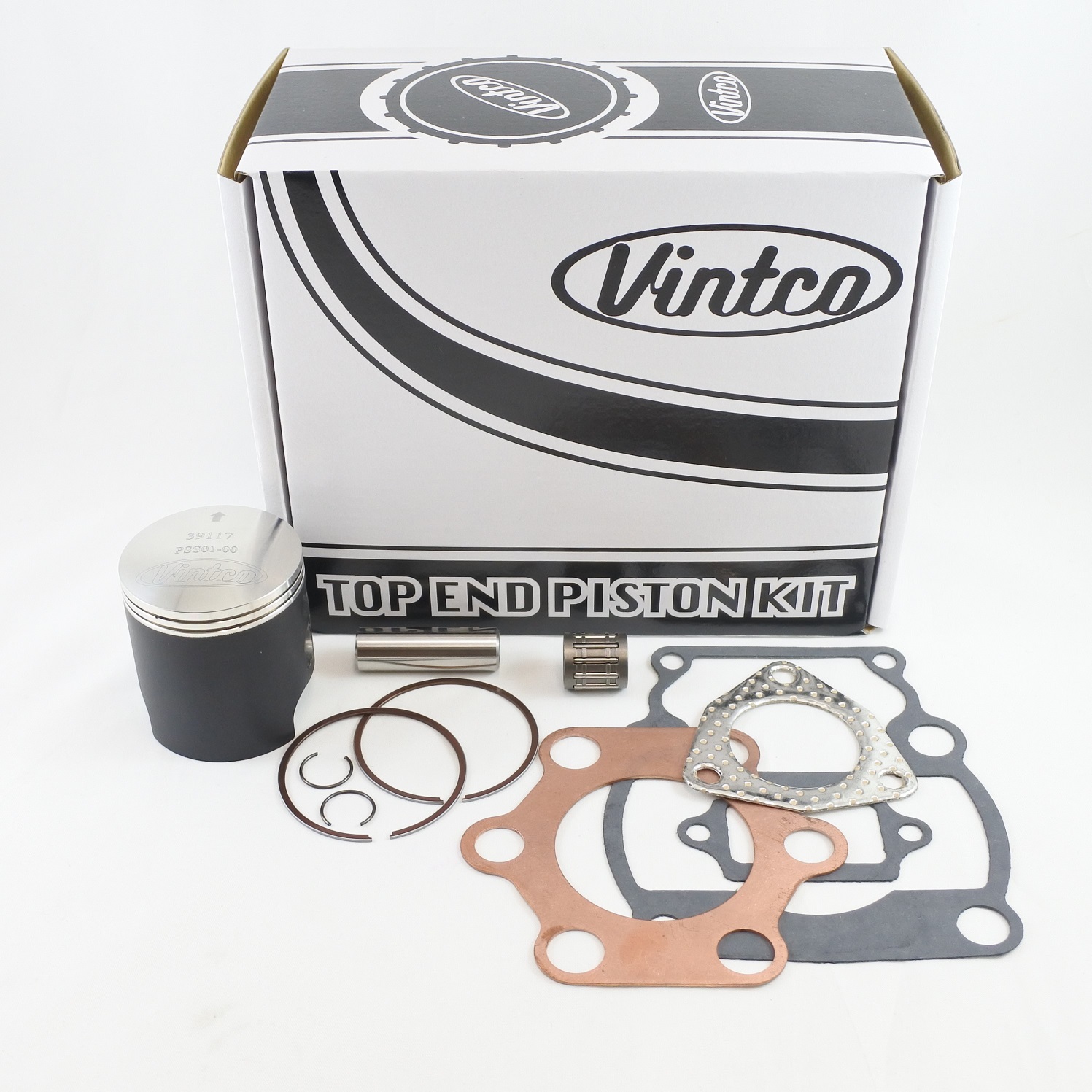 TOP END PISTON KIT 79-80 SUZUKI RM 125 54.0mm STANDARD VINTCO KTS02-00 thumbnail 2