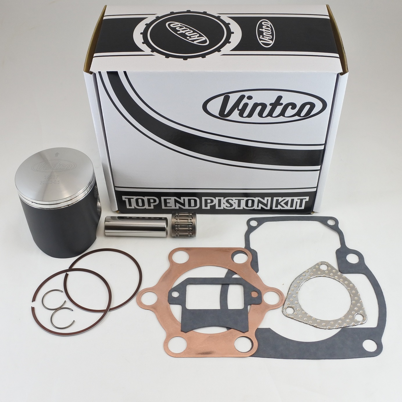 TOP END PISTON KIT 79-81 SUZUKI RM RS PE 250 67.5mm 0.5mm OVER VINTCO KTS04-0.5 thumbnail 2