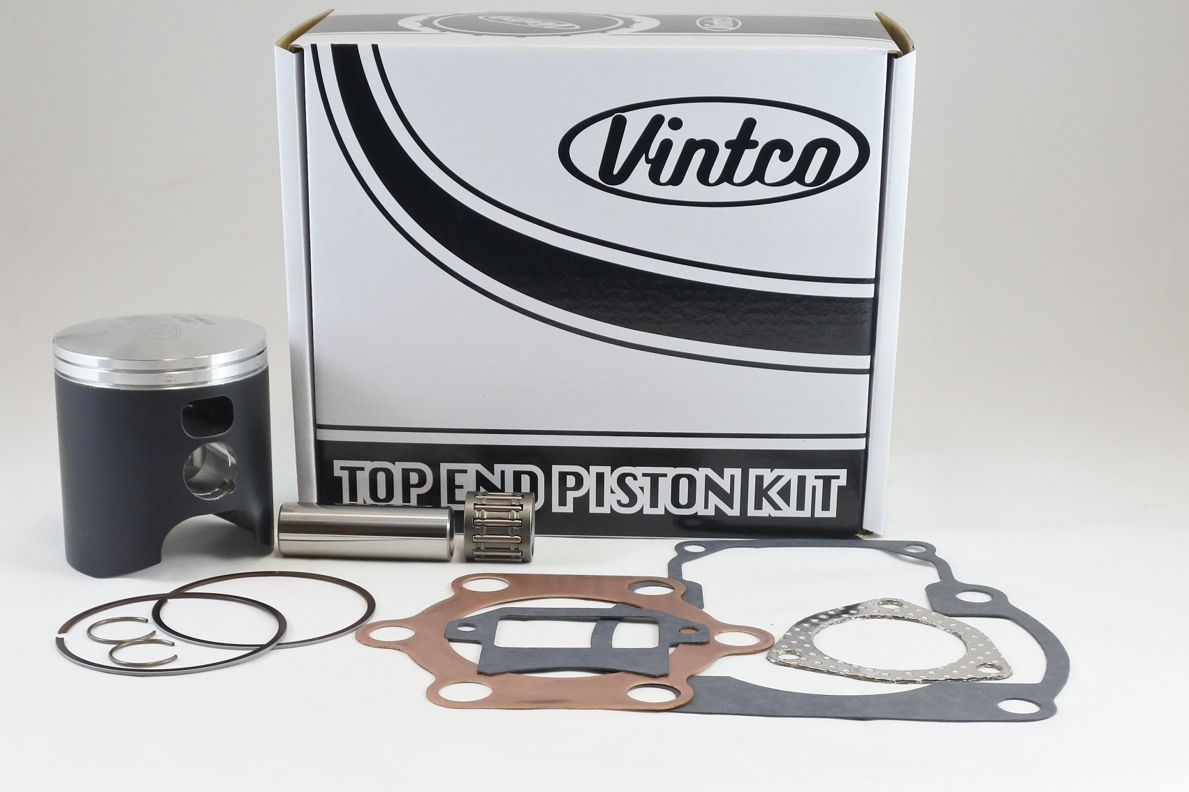 TOP END PISTON KIT 79-81 SUZUKI PE RM RS 250 68.5mm VINTCO KTS04-1.5 image 1
