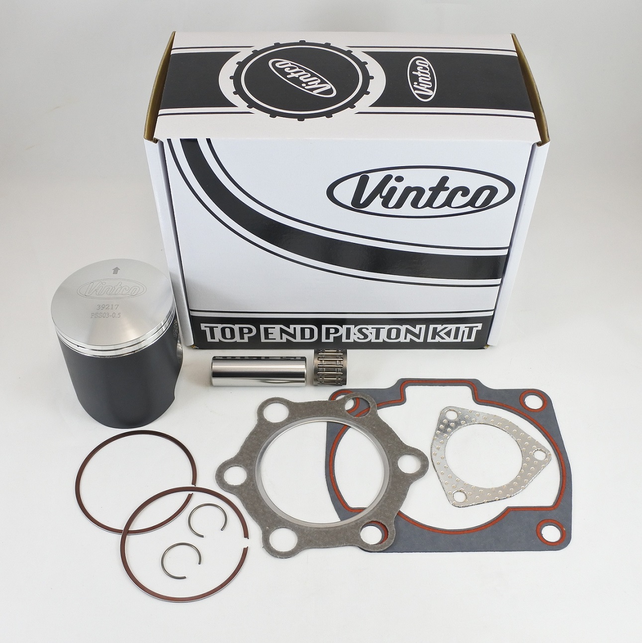 TOP END PISTON KIT 81-81 SUZUKI RM 250 67.5mm 0.5mm OVER VINTCO KTS05-0.5 thumbnail 2