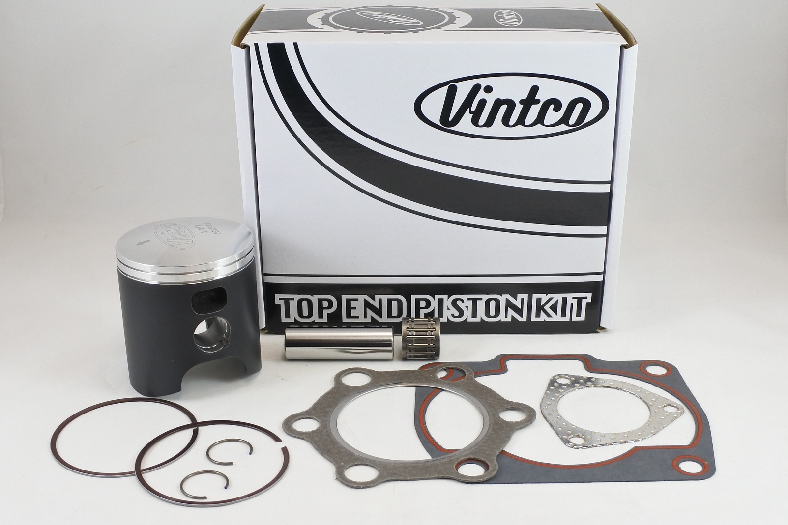 TOP END PISTON KIT 81-81 SUZUKI RM 250 68.0mm 1.0mm OVER VINTCO KTS05-1.0 image 1