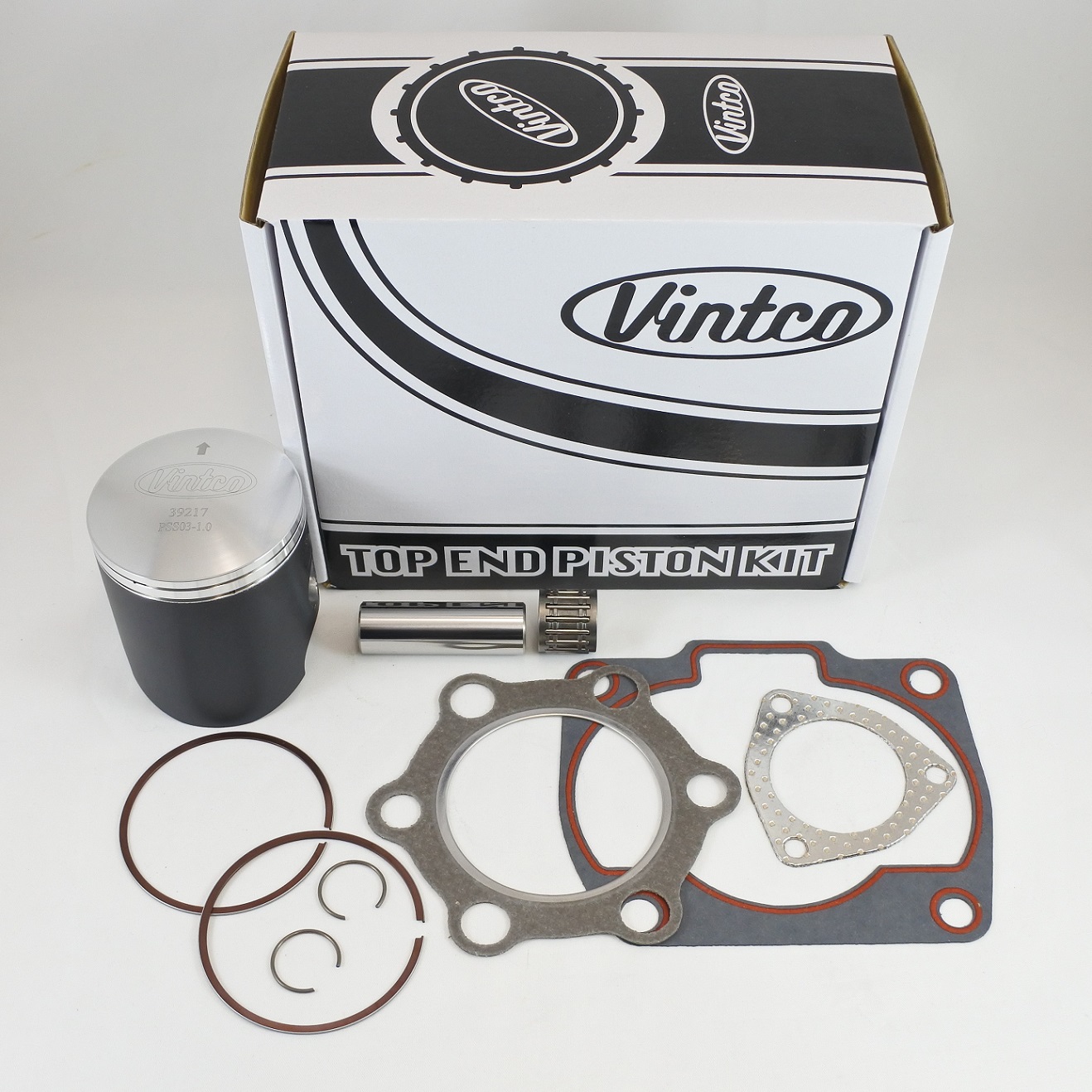 TOP END PISTON KIT 81-81 SUZUKI RM 250 68.0mm 1.0mm OVER VINTCO KTS05-1.0 thumbnail 2