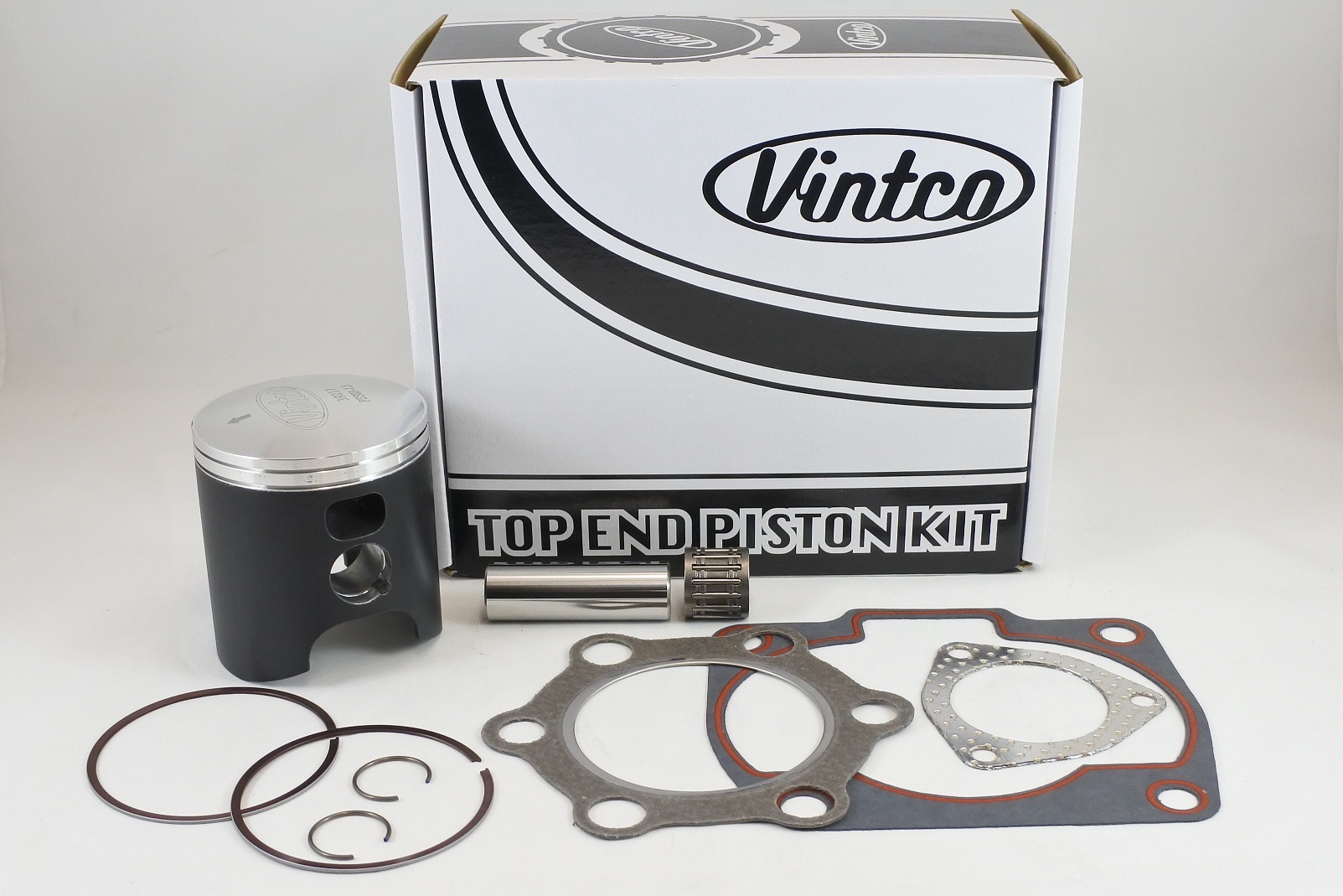 TOP END PISTON KIT 81-81 SUZUKI RM 250 68.5mm 1.5mm OVER VINTCO KTS05-1.5 image 1