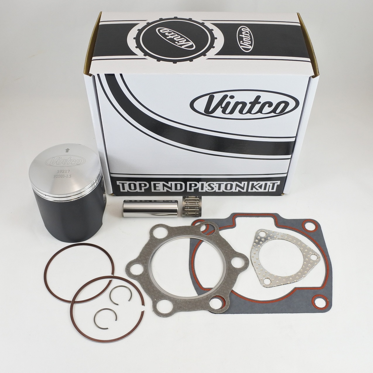 TOP END PISTON KIT 81-81 SUZUKI RM 250 68.5mm 1.5mm OVER VINTCO KTS05-1.5 thumbnail 2