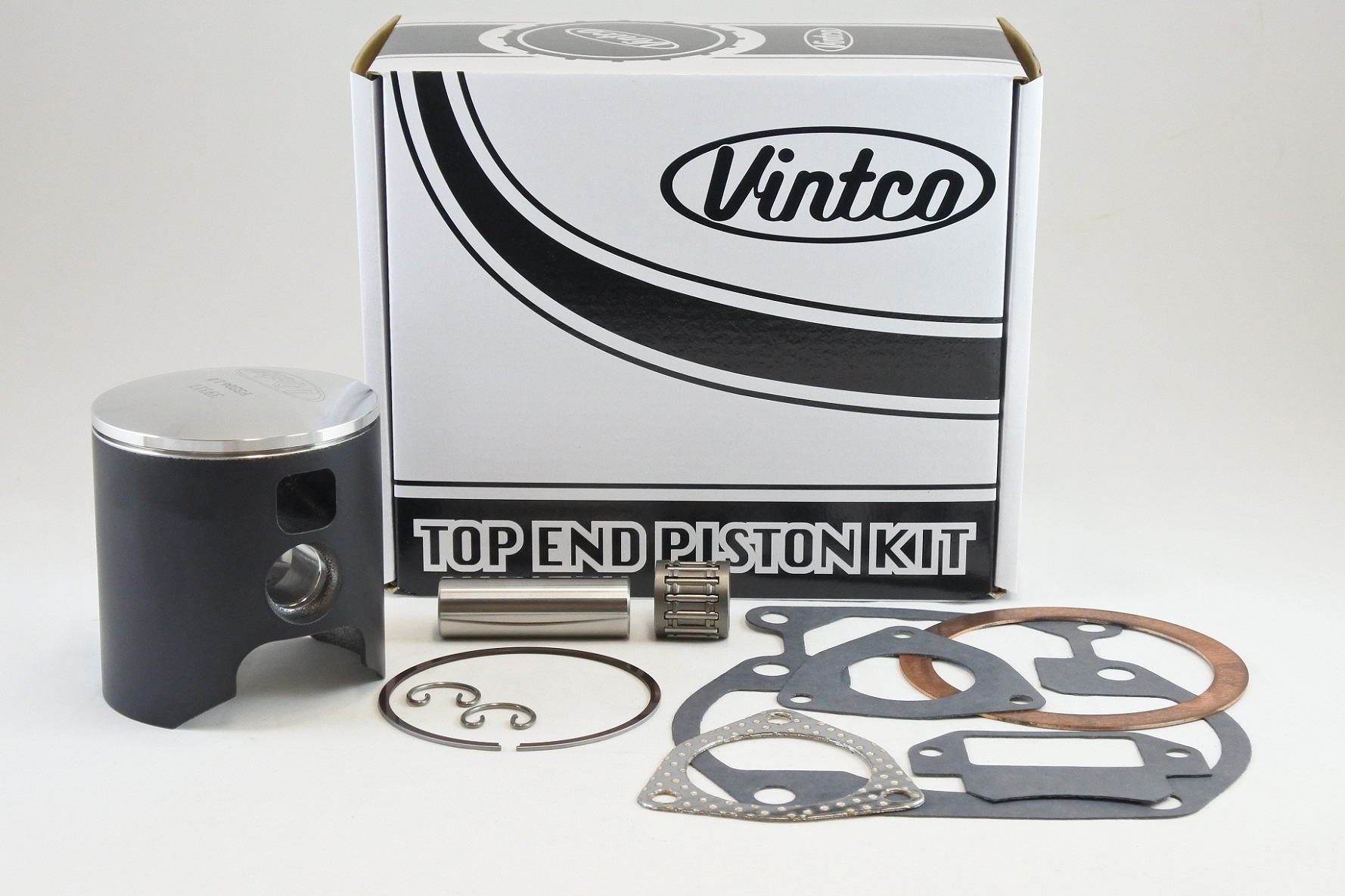 TOP END PISTON KIT 76-77 SUZUKI RM 370 78.0mm 1.0mm OVER VINTCO KTS06-1.0 image 1