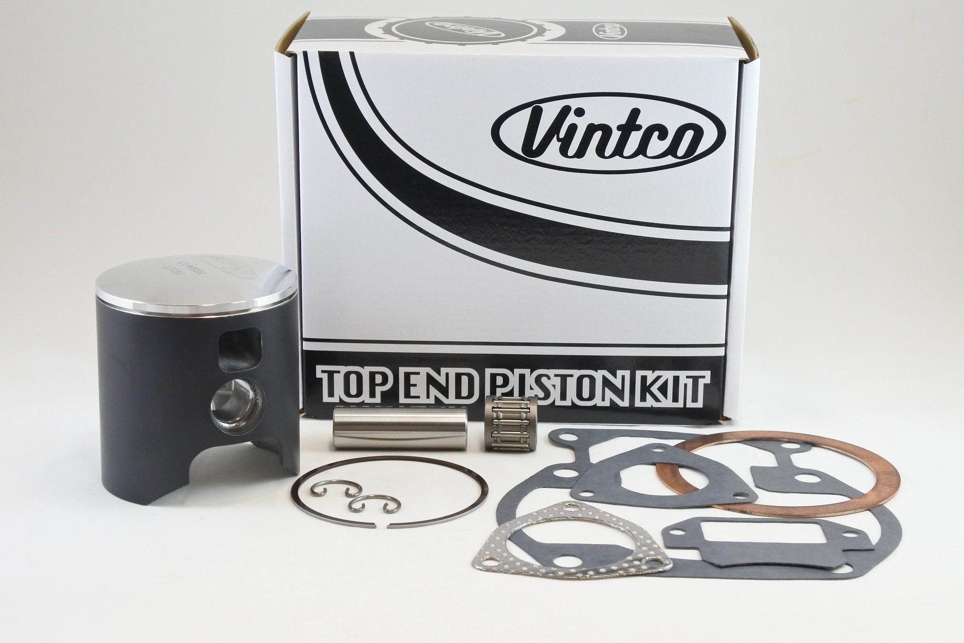 TOP END PISTON KIT 76-77 SUZUKI RM 370 78.5mm 1.5mm OVER VINTCO KTS06-1.5 image 1