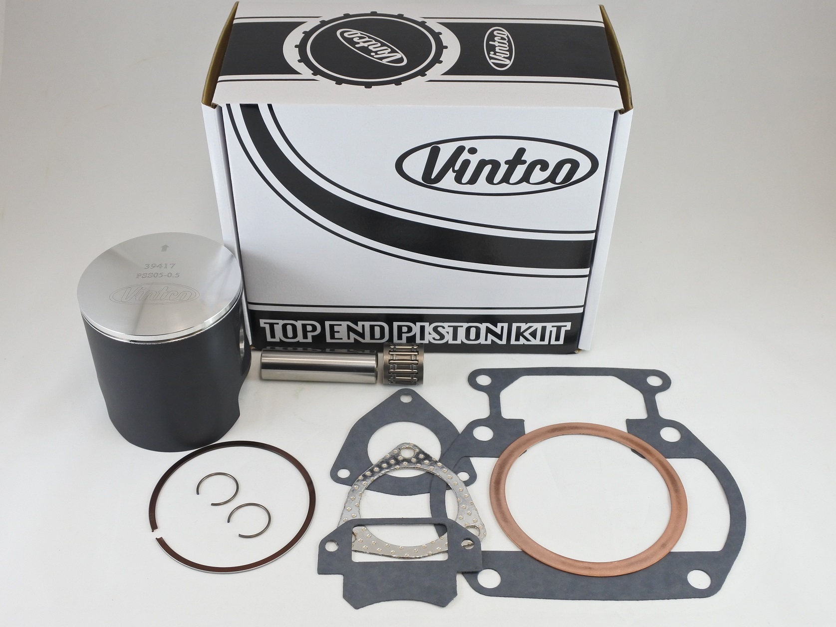 TOP END PISTON KIT 78-78 SUZUKI RM 400 80.5mm 0.5mm OVER VINTCO KTS07-0.5 thumbnail 2