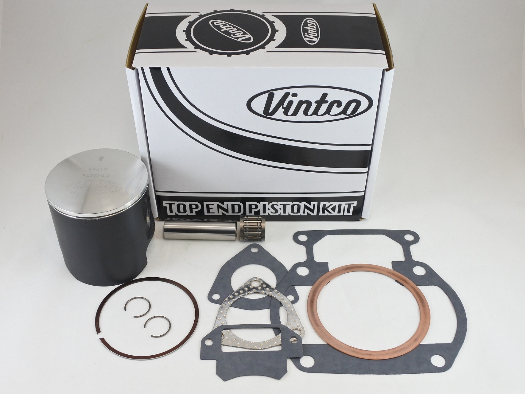 TOP END PISTON KIT 78-78 SUZUKI RM 400 81.5mm 1.5mm OVER VINTCO KTS07-1.5 thumbnail 2