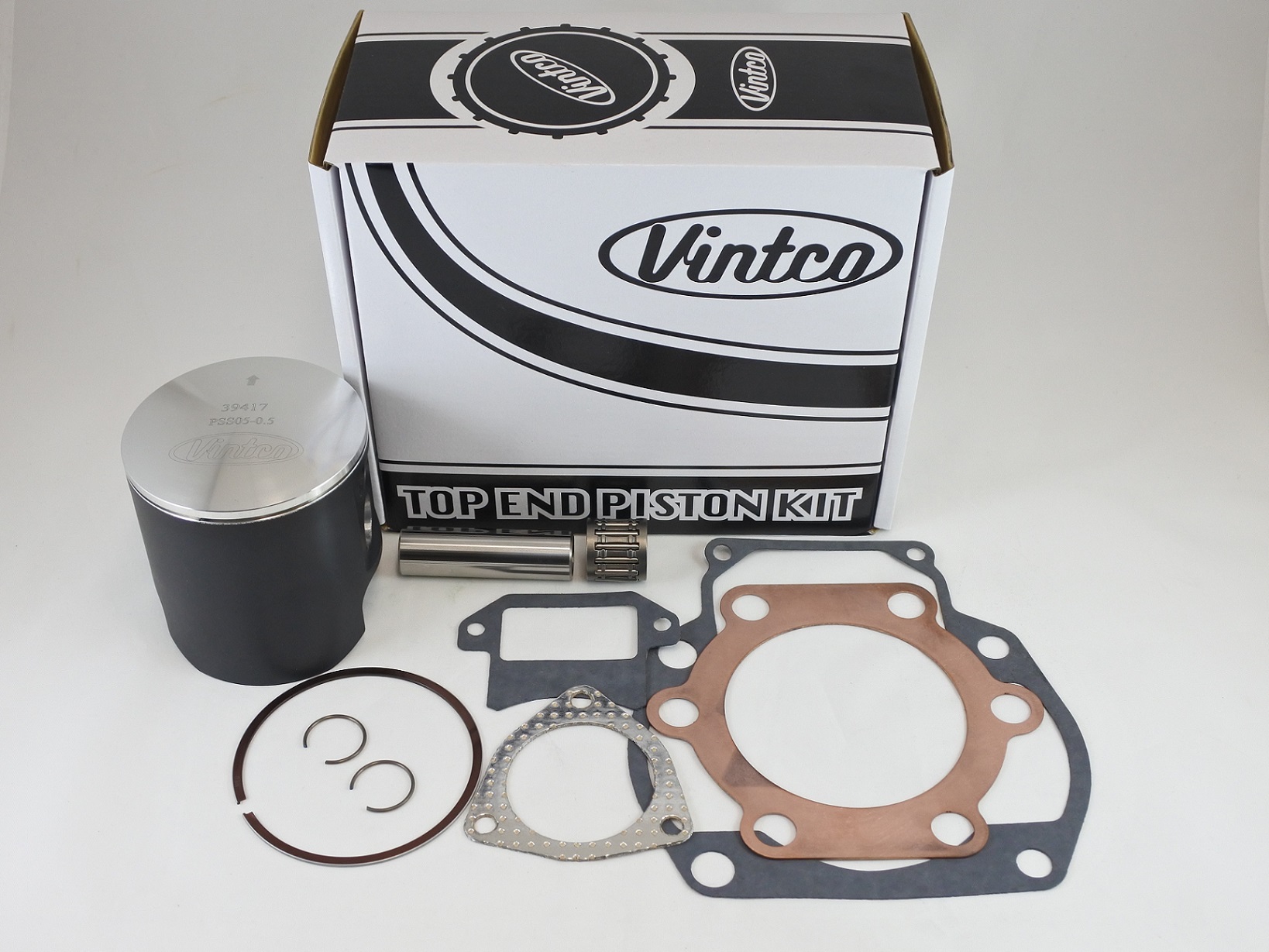 TOP END PISTON KIT 79-79 SUZUKI RM 400 80.5mm 0.5mm OVER VINTCO KTS08-0.5 thumbnail 2