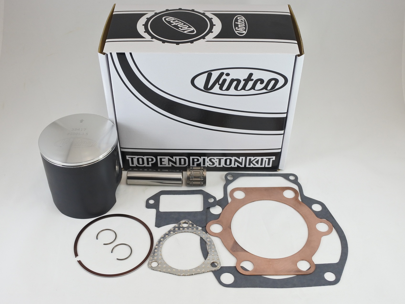 TOP END PISTON KIT 79-79 SUZUKI RM 400 81.5mm OVER VINTCO KTS08-1.5 thumbnail 2