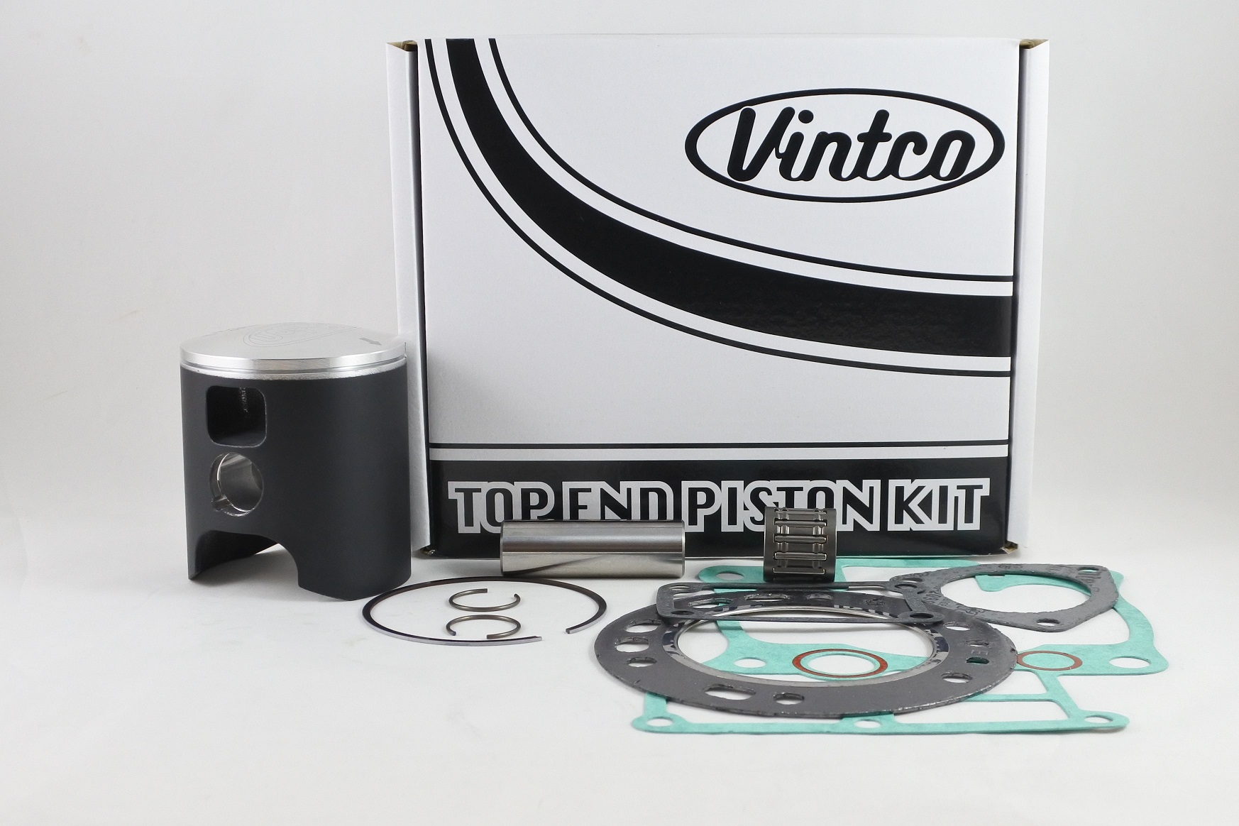 TOP END PISTON KIT 86-86 SUZUKI RM 250 67.5mm +0.5mm OVER VINTCO KTS09-0.5 image 1