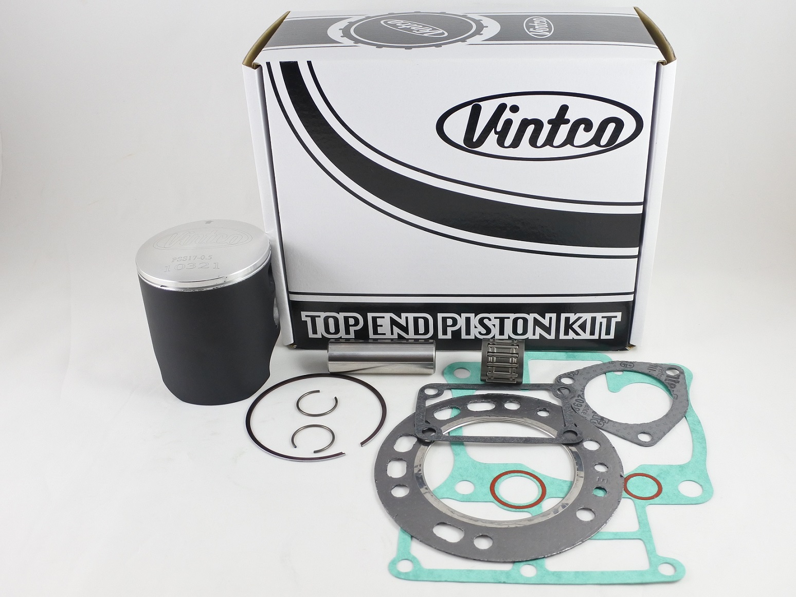 TOP END PISTON KIT 86-86 SUZUKI RM 250 67.5mm +0.5mm OVER VINTCO KTS09-0.5 thumbnail 2
