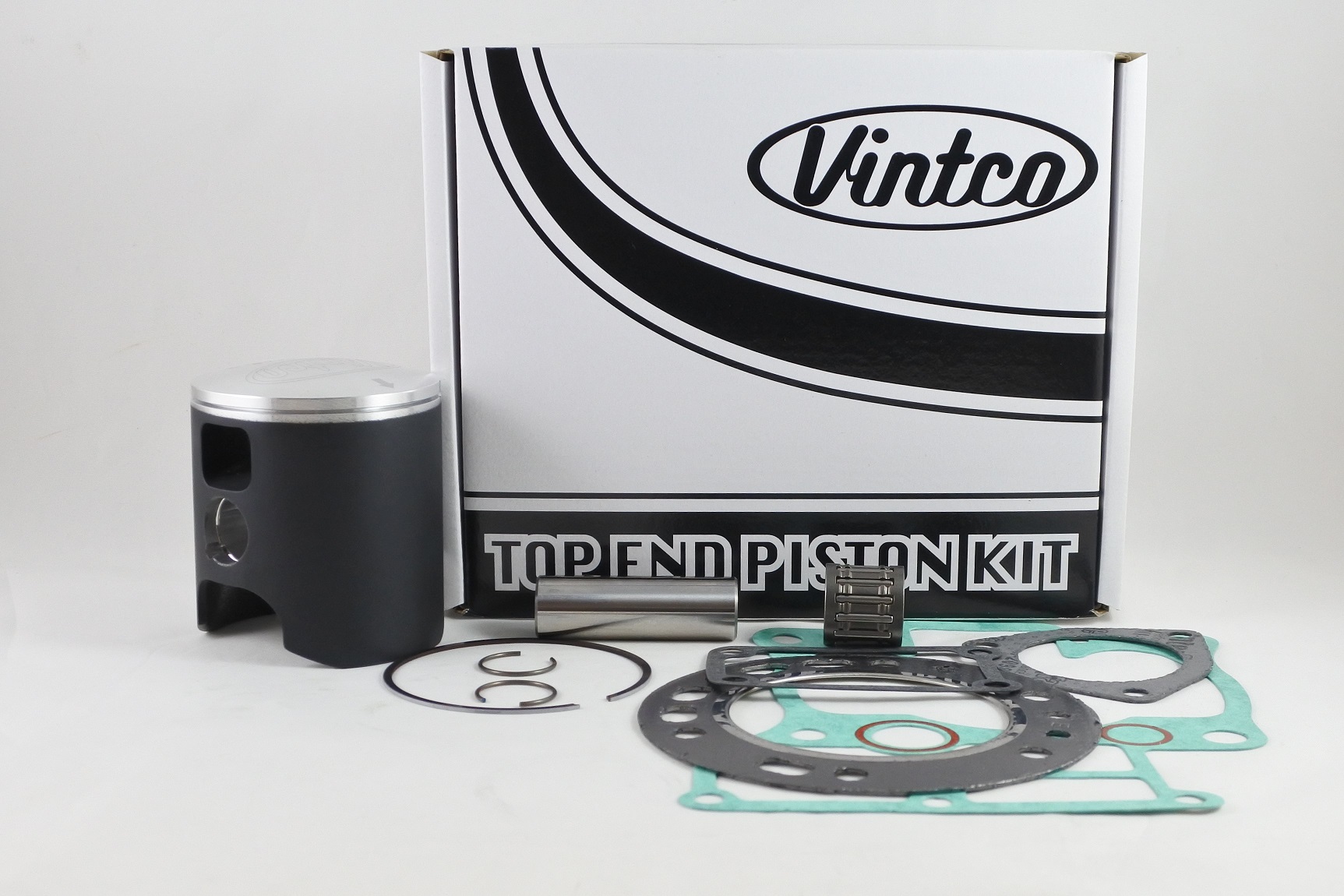 TOP END PISTON KIT 86-86 SUZUKI RM 250 68mm 1.0mm OVER VINTCO KTS09-1.0 image 1