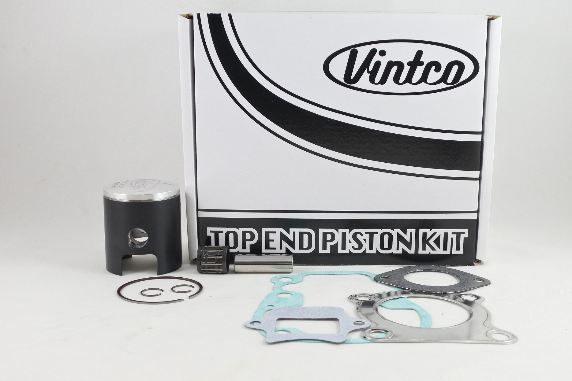 TOP END PISTON KIT 77-77 SUZUKI RM 80 49.00mm STANDARD VINTCO KTS11-00 image 1