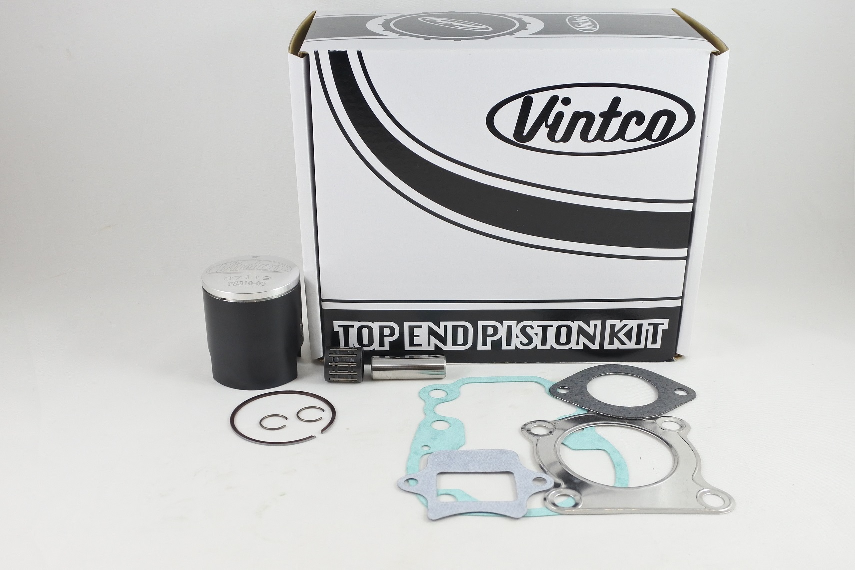 TOP END PISTON KIT 77-77 SUZUKI RM 80 49.00mm STANDARD VINTCO KTS11-00 thumbnail 2