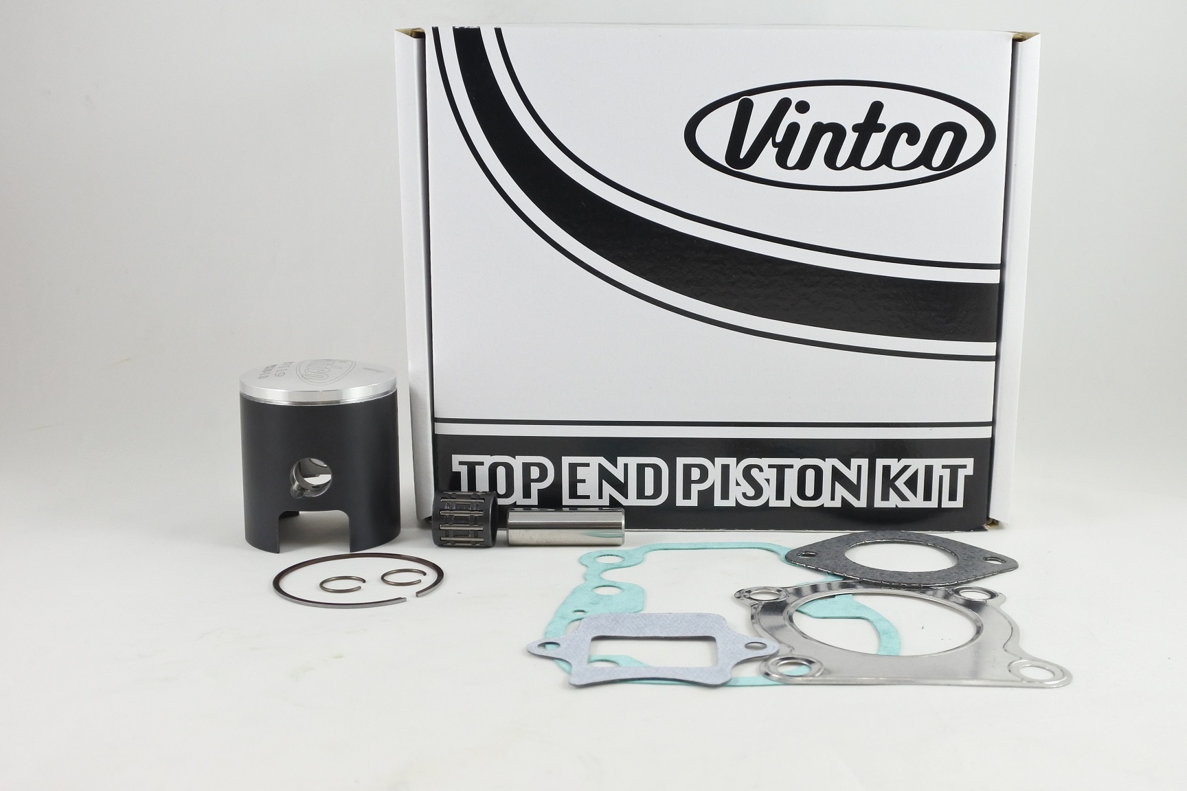 TOP END PISTON KIT 77-77 SUZUKI RM 80 50.00mm 1.0mm OVER VINTCO KTS11-1.0 image 1
