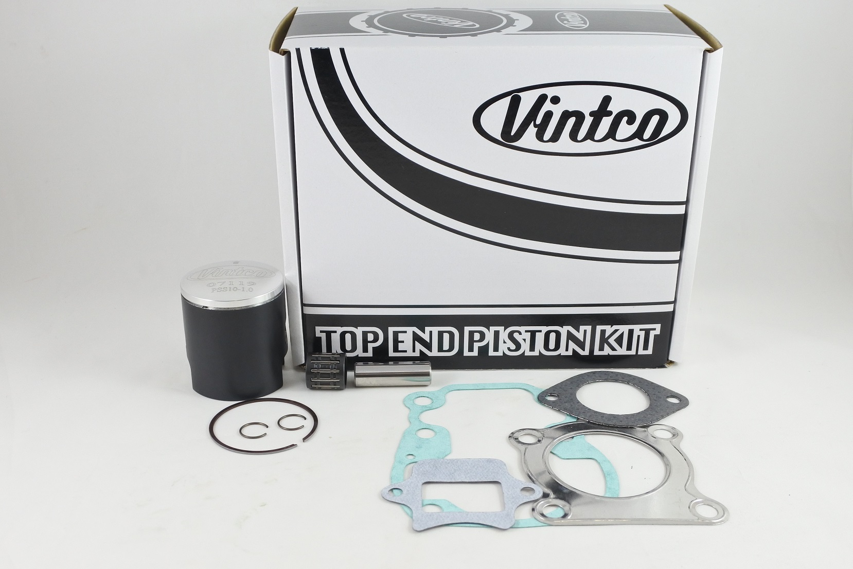 TOP END PISTON KIT 77-77 SUZUKI RM 80 50.00mm 1.0mm OVER VINTCO KTS11-1.0 thumbnail 2