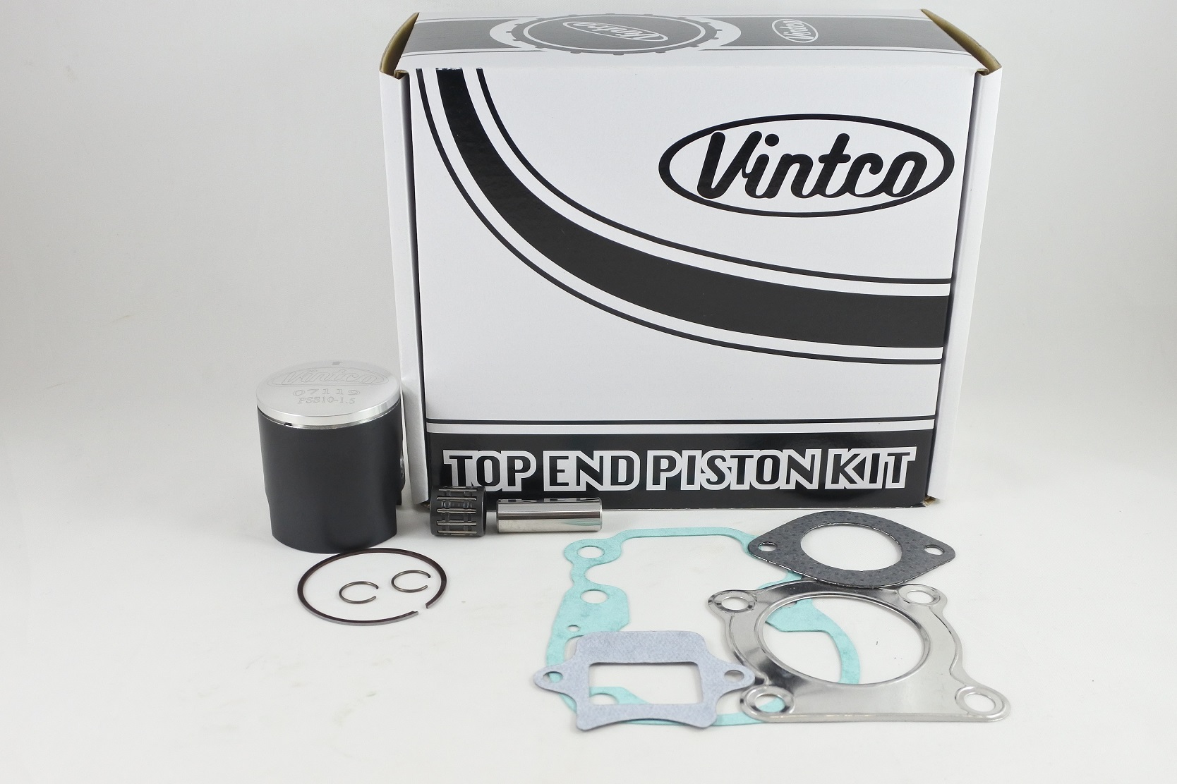 TOP END PISTON KIT 77-77 SUZUKI RM 80 50.50mm 1.5mm OVER VINTCO KTS11-1.5 thumbnail 2