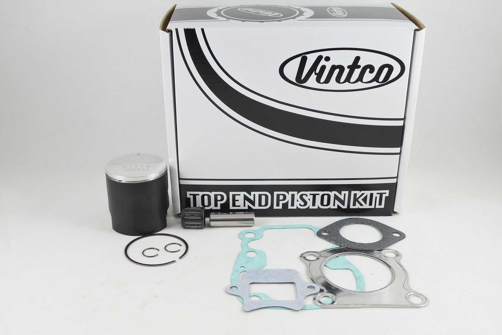 TOP END PISTON KIT 77-77 SUZUKI RM 80 51mm 2.0mm OVER VINTCO KTS11-2.0 thumbnail 2