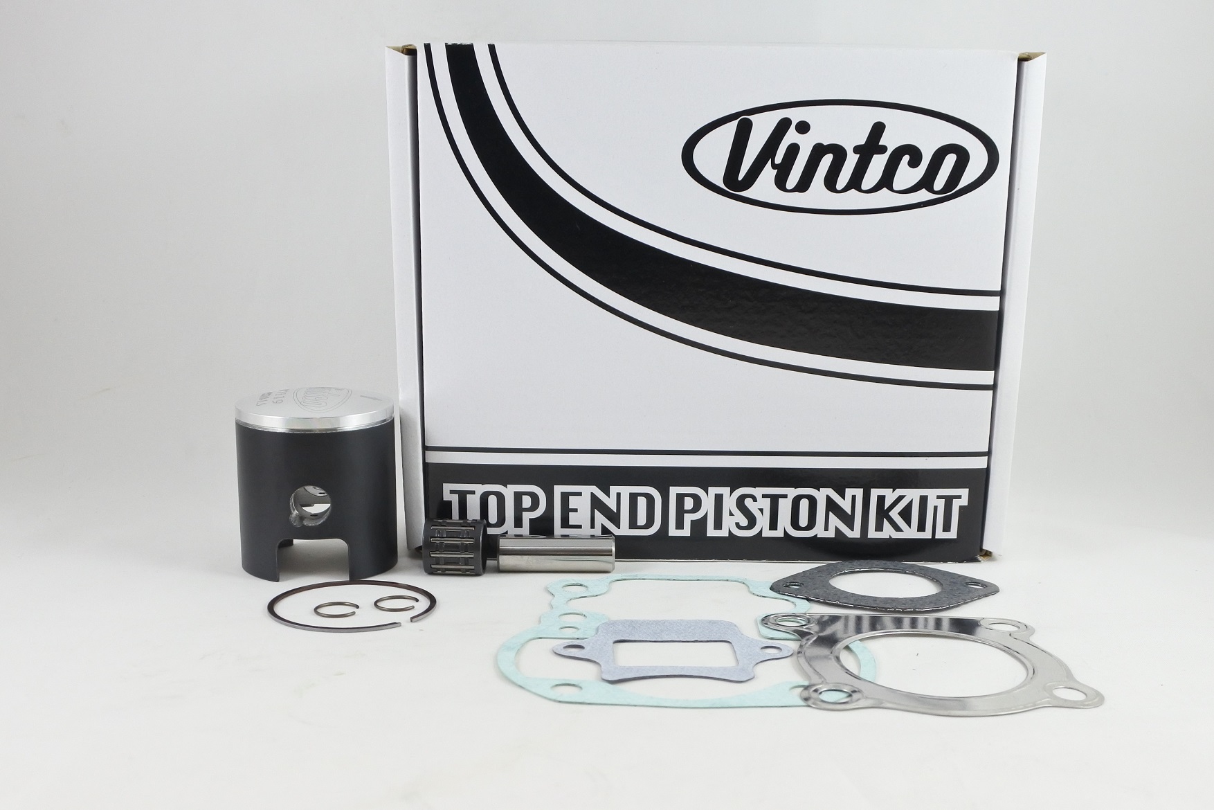 TOP END PISTON KIT 78-81 SUZUKI RM 80 50.5mm 1.5mm OVER VINTCO KTS12-1.5 image 1