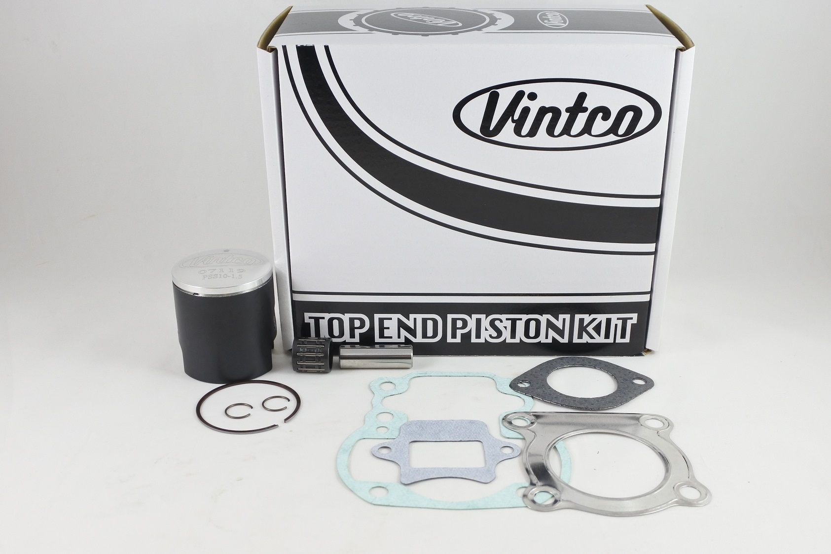 TOP END PISTON KIT 78-81 SUZUKI RM 80 50.5mm 1.5mm OVER VINTCO KTS12-1.5 thumbnail 2