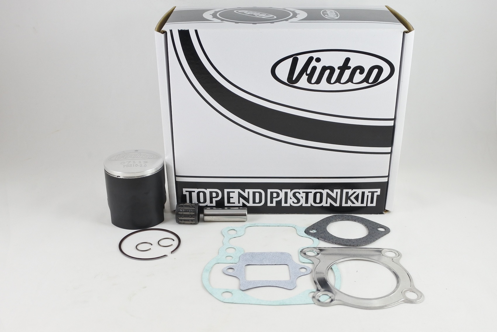 TOP END PISTON KIT 78-81 SUZUKI RM 80 51.00mm 2.0mm OVER VINTCO KTS12-2.0 thumbnail 2